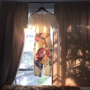 Ted Baker London Aldora Floral Tapestry Dress